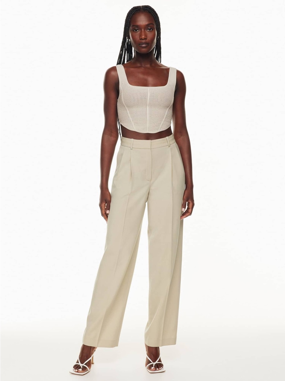 Aritzia Babaton Pleated Pants - size 4